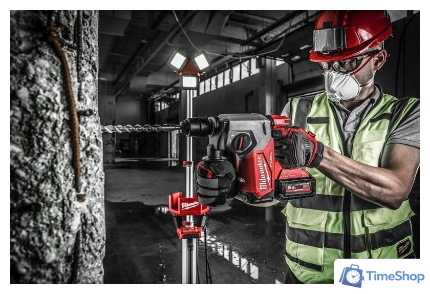 Перфоратор Milwaukee M18 FUEL M18ONEFHX-552X 4933478504 (с 2-мя АКБ, кейс) - Изображение №22 — Интернет-магазин Time-Shop