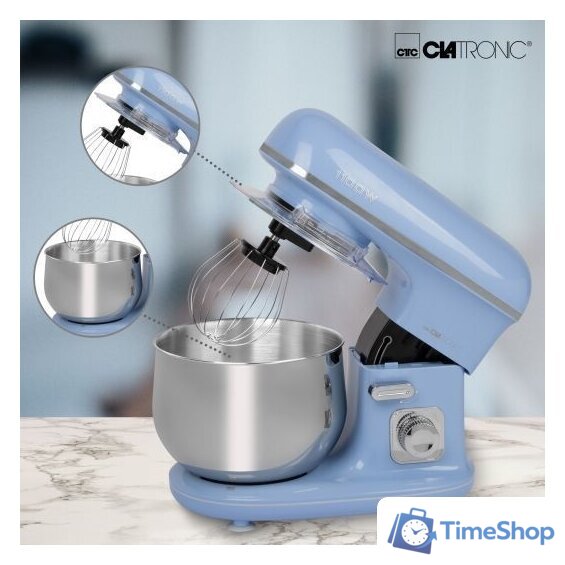 Планетарный миксер Clatronic KM 3711 (голубой) - Изображение №3 — Интернет-магазин Time-Shop