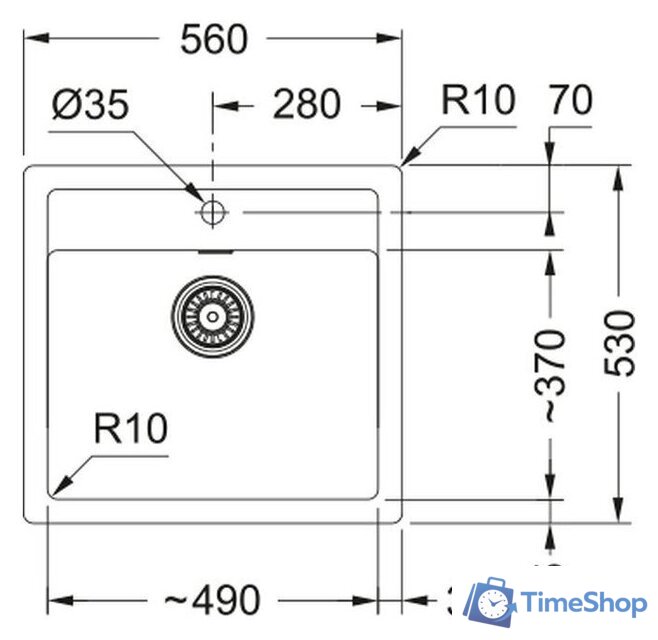 Кухонная мойка Franke Sirius SID 610-49 143.0757.989 (сахара) - Изображение №3 — Интернет-магазин Time-Shop