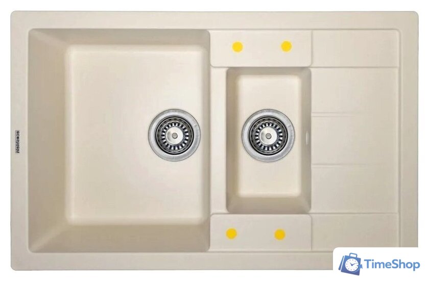 Кухонная мойка Ecoshtein Rechteck 781.5 (капучино) - Изображение №1 — Интернет-магазин Time-Shop