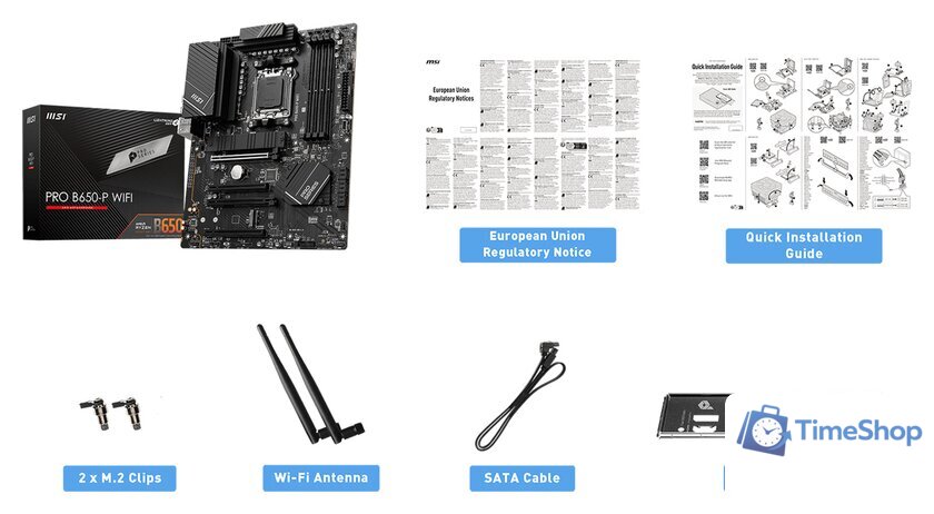 Материнская плата MSI PRO B650-P WiFi - Изображение №2 — Интернет-магазин Time-Shop