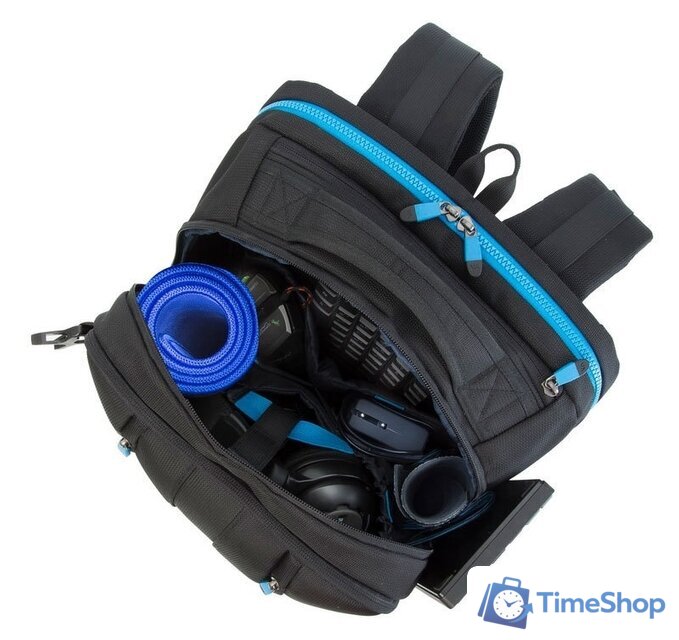 Городской рюкзак Rivacase 7860 (черный) - Изображение №7 — Интернет-магазин Time-Shop