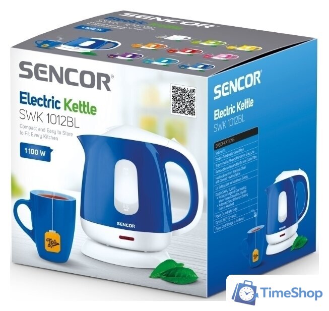 Электрический чайник Sencor SWK 1012BL - Изображение №2 — Интернет-магазин Time-Shop