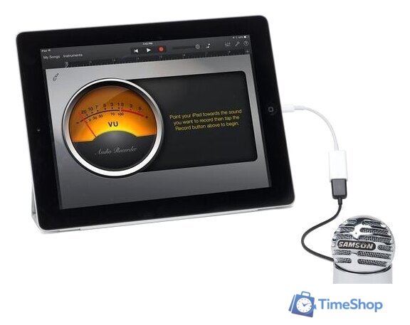 Проводной микрофон Samson Meteorite USB (хром) - Изображение №4 — Интернет-магазин Time-Shop