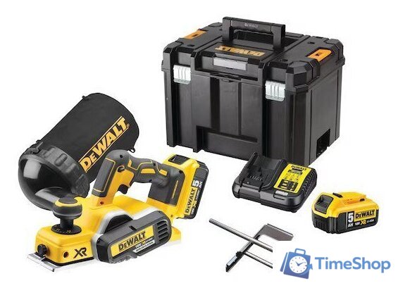 Рубанок DeWalt DCP580P2 (с 2-мя АКБ, кейс) - Изображение №1 — Интернет-магазин Time-Shop