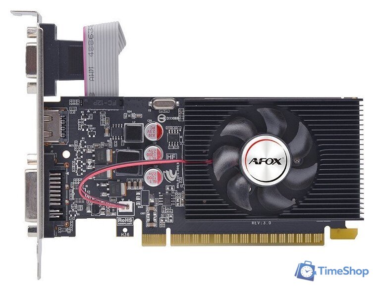 Видеокарта AFOX GeForce GT 420 4GB DDR3 AF420-4096D3L2 - Изображение №1 — Интернет-магазин Time-Shop