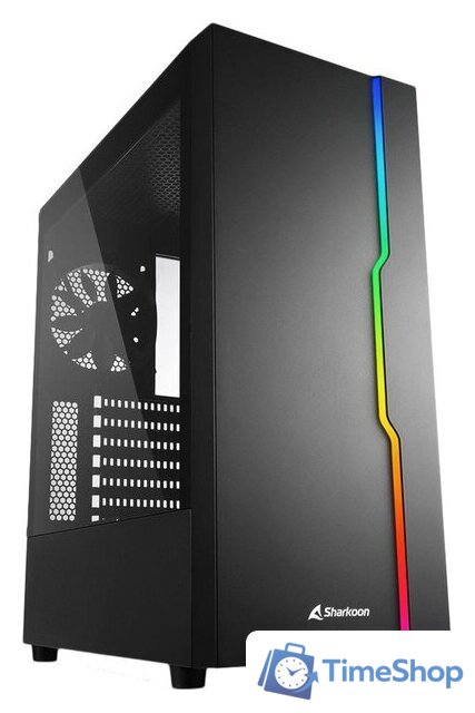 Корпус Sharkoon RGB Slider (черный) - Изображение №1 — Интернет-магазин Time-Shop