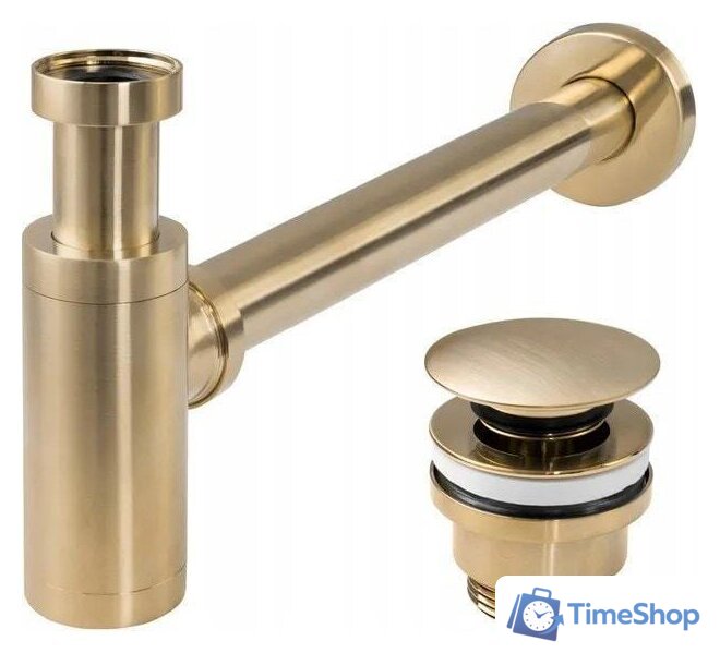 Сифон Rea Klik-Klak REA-A8586 (матовое золото) - Изображение №1 — Интернет-магазин Time-Shop