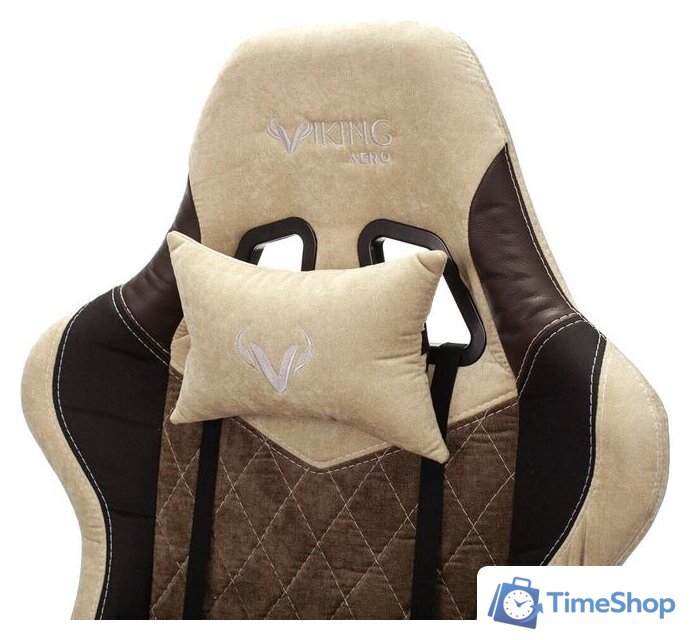 Игровое (геймерское) кресло Zombie Viking 7 BR Fabric (коричневый) - Изображение №12 — Интернет-магазин Time-Shop