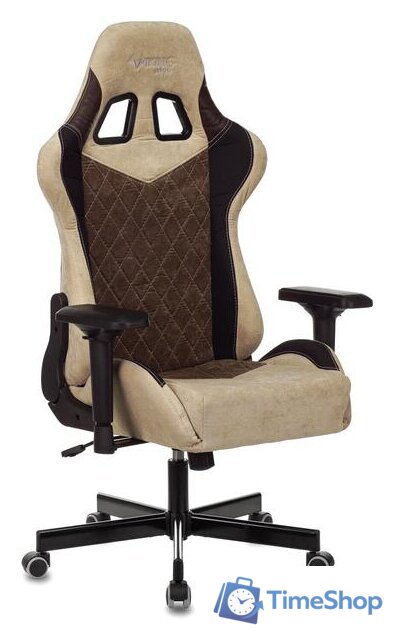 Игровое (геймерское) кресло Zombie Viking 7 BR Fabric (коричневый) - Изображение №7 — Интернет-магазин Time-Shop