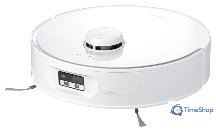 Робот-пылесос Roborock Qrevo Curv 2 Flow RRE0BEL/QC2F02-02 (евровилка, с русской озвучкой, белый) - Изображение №16 — Интернет-магазин Time-Shop