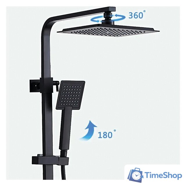 Душевая система  Ledeme L2424B - Изображение №2 — Интернет-магазин Time-Shop