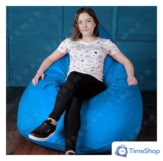 Кресло-мешок Flagman Груша Мега Г3.2-14 (голубой) - Изображение №12 — Интернет-магазин Time-Shop