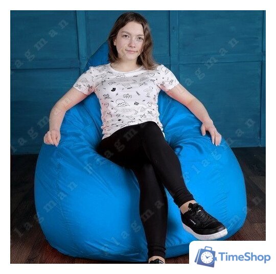 Кресло-мешок Flagman Груша Мега Г3.2-14 (голубой) - Изображение №11 — Интернет-магазин Time-Shop