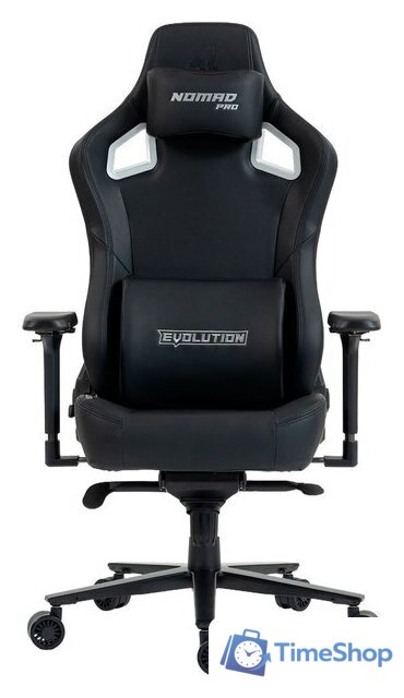 Игровое (геймерское) кресло Evolution Nomad PRO Apex (черный) - Изображение №2 — Интернет-магазин Time-Shop