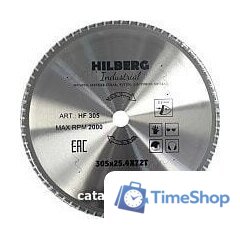 Пильный диск Hilberg HF305 - Изображение №1 — Интернет-магазин Time-Shop