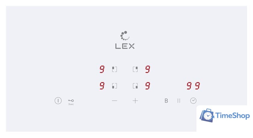 Варочная панель LEX EVI 640A WH - Изображение №2 — Интернет-магазин Time-Shop