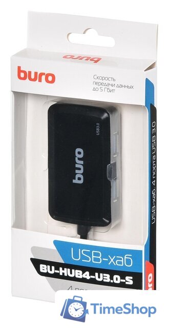  Buro BU-HUB4-U3.0-S - Изображение №4 — Интернет-магазин Time-Shop