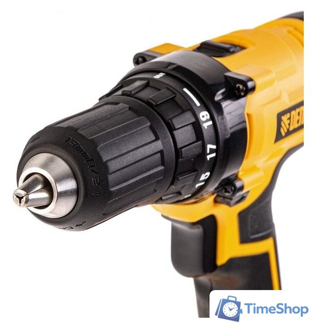 Дрель-шуруповерт Denzel CDL-IB-18-02 (с 2-мя АКБ, кейс) - Изображение №3 — Интернет-магазин Time-Shop