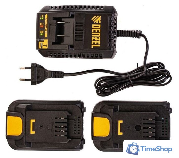 Дрель-шуруповерт Denzel CDL-IB-18-02 (с 2-мя АКБ, кейс) - Изображение №2 — Интернет-магазин Time-Shop