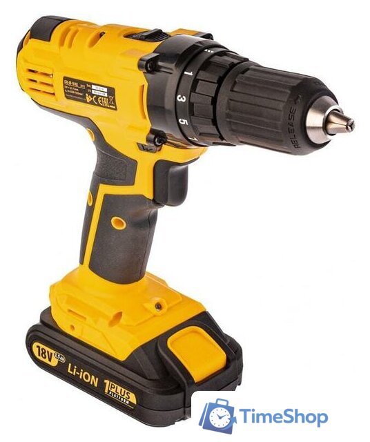 Дрель-шуруповерт Denzel CDL-IB-18-02 (с 2-мя АКБ, кейс) - Изображение №9 — Интернет-магазин Time-Shop