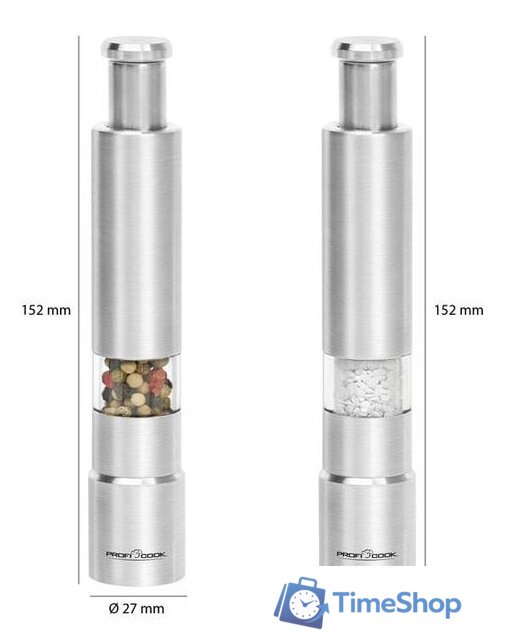 Перечница и солонка ProfiCook PC-PSM1160 - Изображение №2 — Интернет-магазин Time-Shop