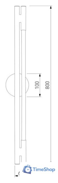 Бра Евросвет 50265 LED латунь - Изображение №5 — Интернет-магазин Time-Shop