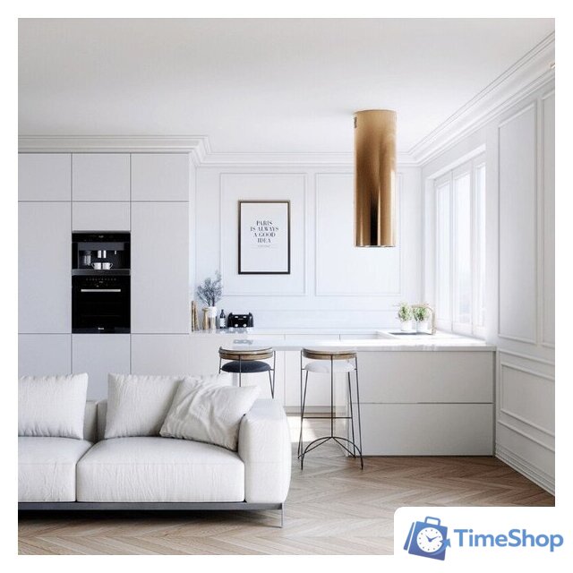 Кухонная вытяжка Lanilia Wereniso Isola 39.1 Carmel Gold - Изображение №6 — Интернет-магазин Time-Shop