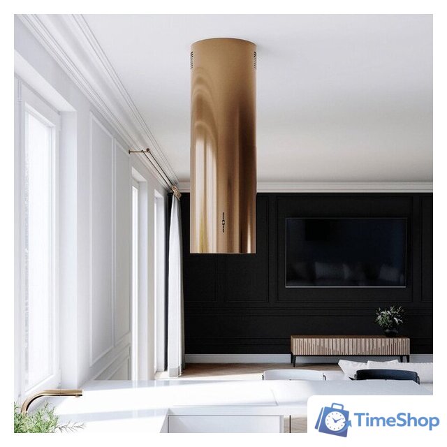 Кухонная вытяжка Lanilia Wereniso Isola 39.1 Carmel Gold - Изображение №5 — Интернет-магазин Time-Shop