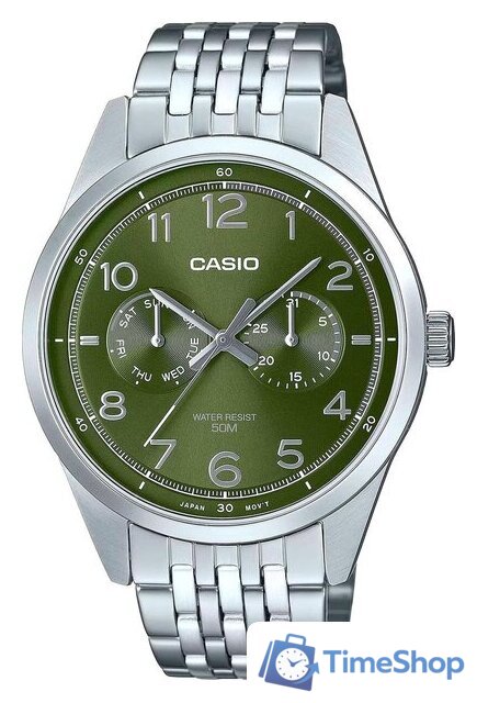 Наручные часы Casio MTP-E340D-3A - Изображение №1 — Интернет-магазин Time-Shop