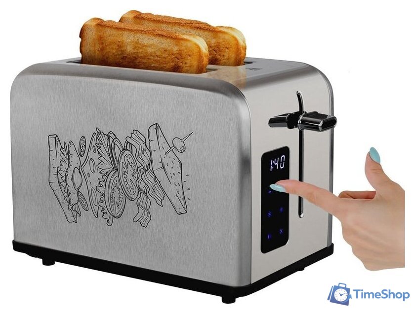 Тостер VLK Palermo-103 - Изображение №3 — Интернет-магазин Time-Shop