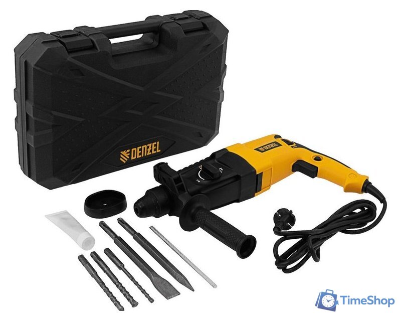 Перфоратор Denzel RHH-800-26 (кейс) - Изображение №1 — Интернет-магазин Time-Shop