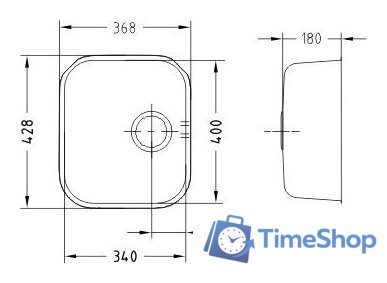 Кухонная мойка Alveus Variant 40 U - Изображение №3 — Интернет-магазин Time-Shop