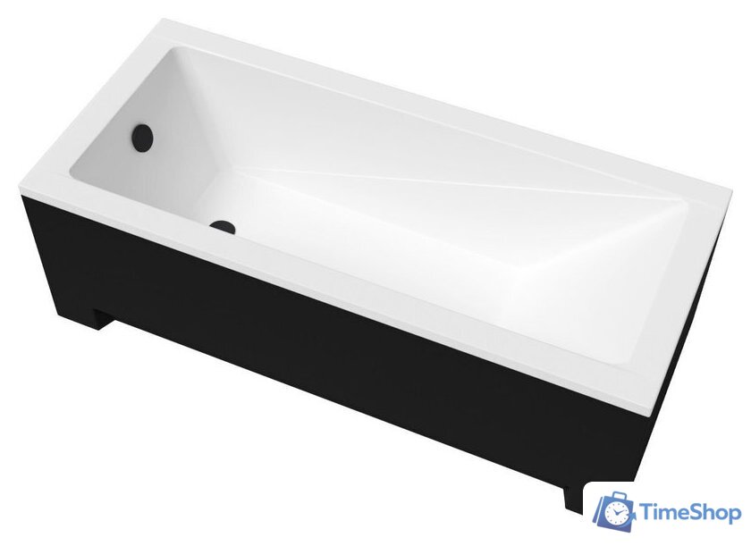 Ванна Lauter Estelle 140 21206040 (с ножками, черным подголов.,черным лиц. и торц.экраном) - Изображение №25 — Интернет-магазин Time-Shop