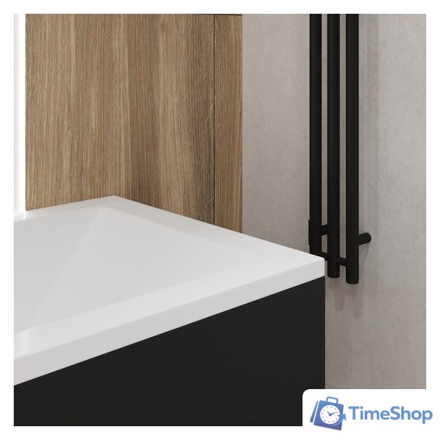 Ванна Lauter Estelle 140 21206040 (с ножками, черным подголов.,черным лиц. и торц.экраном) - Изображение №17 — Интернет-магазин Time-Shop