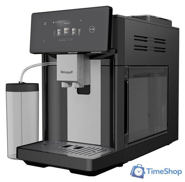 Кофемашина Weissgauff WCM-340 TFT Automatic Touch Cappuccino Nero - Изображение №2 — Интернет-магазин Time-Shop