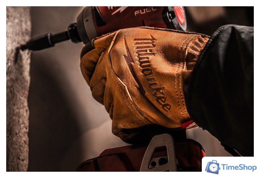 Перчатки из натуральной кожи Milwaukee 10/XL 4932478125 - Изображение №2 — Интернет-магазин Time-Shop
