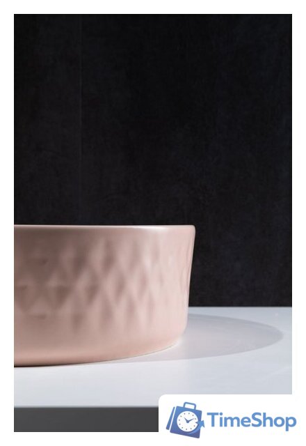 Умывальник Allen Brau Fantasy Romb 36 4.11033.SM розовый - Изображение №4 — Интернет-магазин Time-Shop