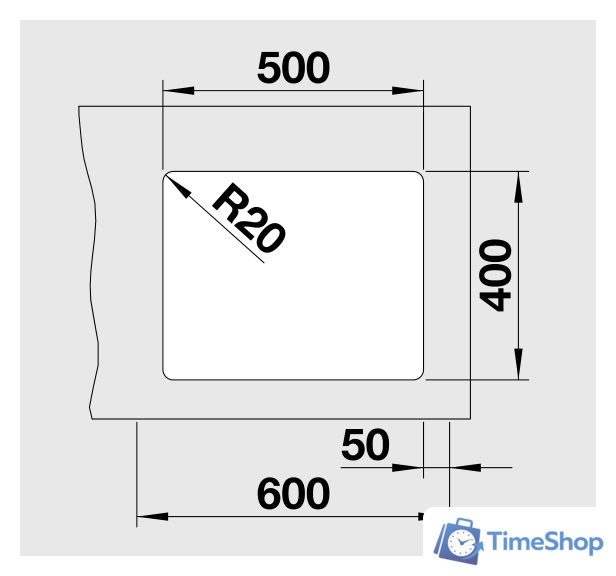 Кухонная мойка Blanco Etagon 500-U 525887 (черный) - Изображение №3 — Интернет-магазин Time-Shop
