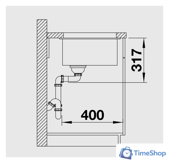 Кухонная мойка Blanco Etagon 500-U 525887 (черный) - Изображение №5 — Интернет-магазин Time-Shop