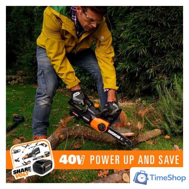 Аккумуляторная пила Worx WG384E.9 (без АКБ) - Изображение №4 — Интернет-магазин Time-Shop