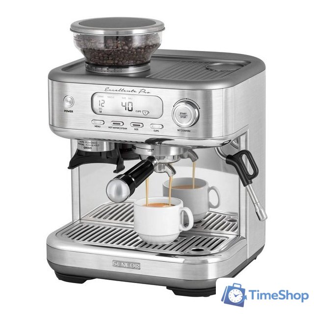 Рожковая кофеварка Sencor SES 6050SS - Изображение №2 — Интернет-магазин Time-Shop