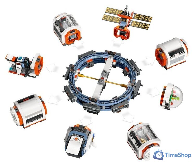 Конструктор LEGO City Модульная космическая станция 60433 - Изображение №3 — Интернет-магазин Time-Shop