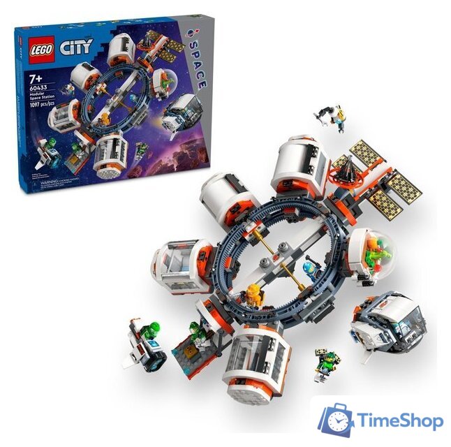 Конструктор LEGO City Модульная космическая станция 60433 - Изображение №2 — Интернет-магазин Time-Shop