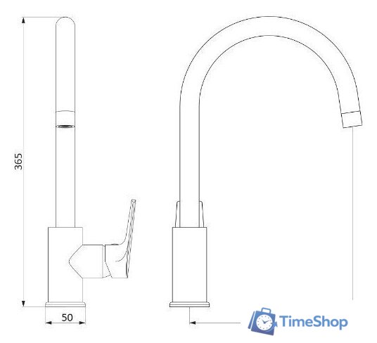 Кухонная мойка Berge BR-4803 + смеситель RedBlu by Damixa Origin Balance 7907 - Изображение №16 — Интернет-магазин Time-Shop