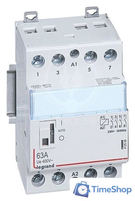 Контактор Legrand CX3 63А 4NO 412556 - Изображение №1 — Интернет-магазин Time-Shop