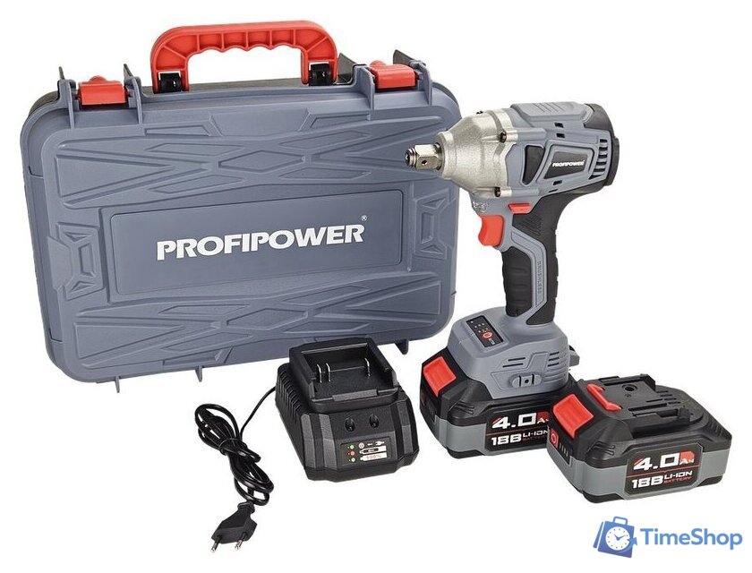 Гайковерт Profipower MKDTW-18B E0081 (с 2-мя АКБ, кейс) - Изображение №1 — Интернет-магазин Time-Shop