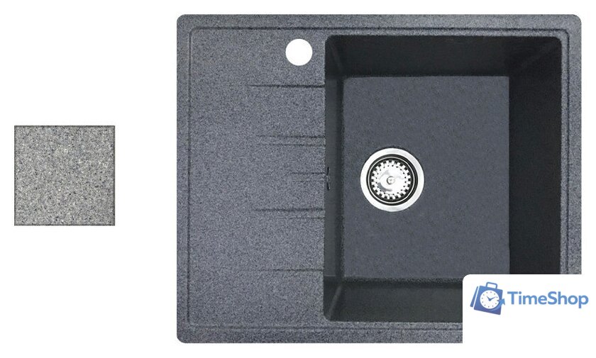 Кухонная мойка БелЭворс Mila R (серый, без сифона) - Изображение №1 — Интернет-магазин Time-Shop