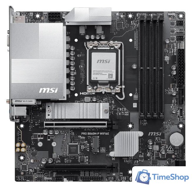 Материнская плата MSI Pro B860M-P WiFi6E - Изображение №1 — Интернет-магазин Time-Shop