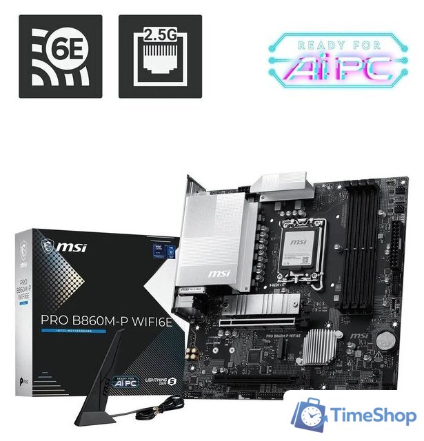 Материнская плата MSI Pro B860M-P WiFi6E - Изображение №5 — Интернет-магазин Time-Shop